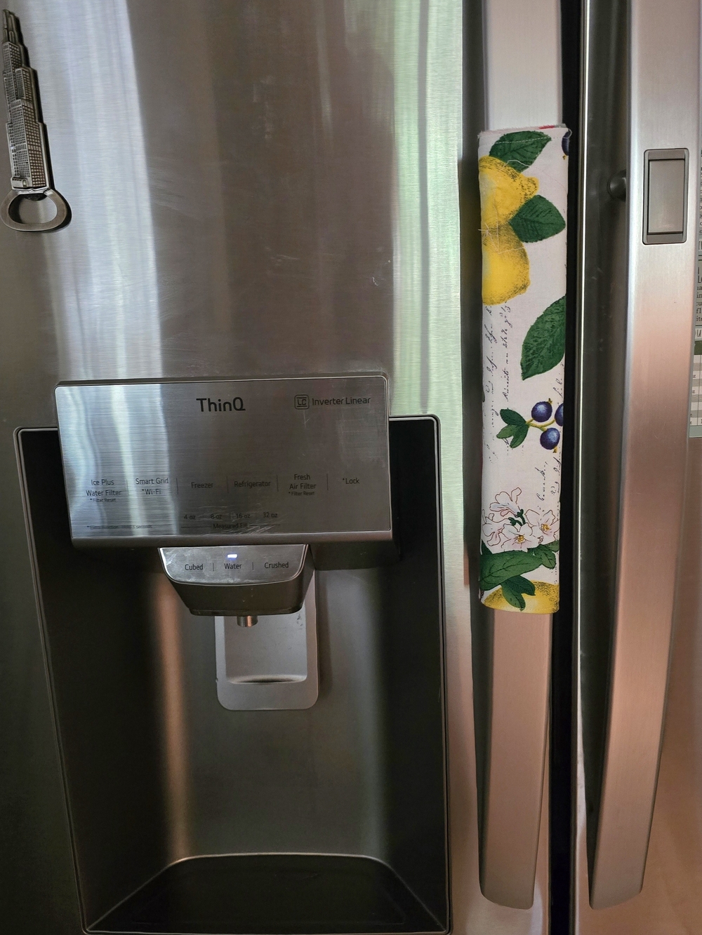 Pink Strawberry And Lemons Refrigerator Handle Cover - Home Kitchen - Picture 3 of 3